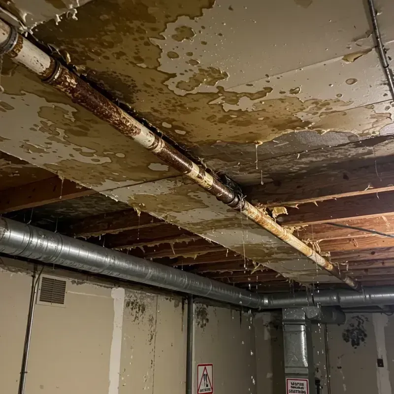 Ceiling Water Damage Repair in De Soto, KS